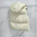 Moncler Pario Women's White Hooded Down Vest #B54500