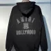 AMIRI Black Hoodie With Bold White Hollywood Logo And Ornate Emblem #B54241