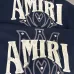AMIRI Black Hoodie With Large Back Gold Logo And Ornate Design Elements #B54238