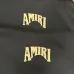 AMIRI Black Hoodie With Large Back Gold Logo And Ornate Design Elements #B54238