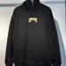 AMIRI Black Hoodie With Large Back Gold Logo And Ornate Design Elements #B54238