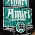 AMIRI Black Hoodie With Retro Lounge Graphic And Hollywood CA Details #B54240