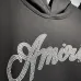 AMIRI Black Hoodie With Signature Script Logo For Timeless Streetwear Style #B54242