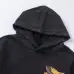 AMIRI Black Hoodie With Vintage Pegasus Graphic And Distressed Finish #B54386