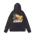AMIRI Black Hoodie With Vintage Pegasus Graphic And Distressed Finish #B54386