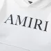 AMIRI Black/White Hoodie With Bold Logo And Orange Graphic Sleeves For Streetwear Style #B54234