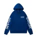 AMIRI Hoodie With Bone Graphic Sleeves And Hollywood CA Logo For Bold Street Style Red/Blue/Grey/Black #B54235