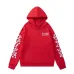 AMIRI Hoodie With Bone Graphic Sleeves And Hollywood CA Logo For Bold Street Style Red/Blue/Grey/Black #B54235