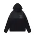 Amiri Black Hoodie With Embellished AMIRI HOLLYWOOD And Logo Design #B54383