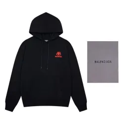 Balenciaga Hoodies for Men/Women Black/White 1:1 Quality EUR Sizes #99925381