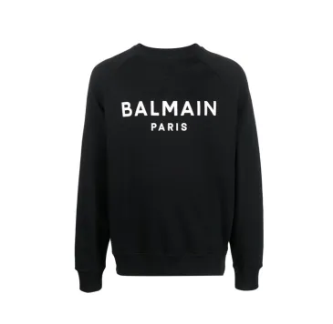 Balmain Pairs Hoodie Black #B44463