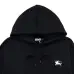 Burberry Black Hoodie With Iconic Equestrian Knight Logo And Classic Hooded Silhouette #B54381