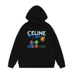 Celine Hoodies for Men Black/White/Blue/Purple #B54482