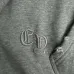 Chrome Hearts Gray Gradient Hoodie With Embroidered Logo Trendy Luxury Streetwear Piece #B54323