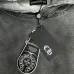 Chrome Hearts Gray Gradient Hoodie With Embroidered Logo Trendy Luxury Streetwear Piece #B54323