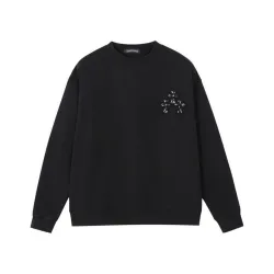 Chrome Hearts Hoodies Black/White #B54439