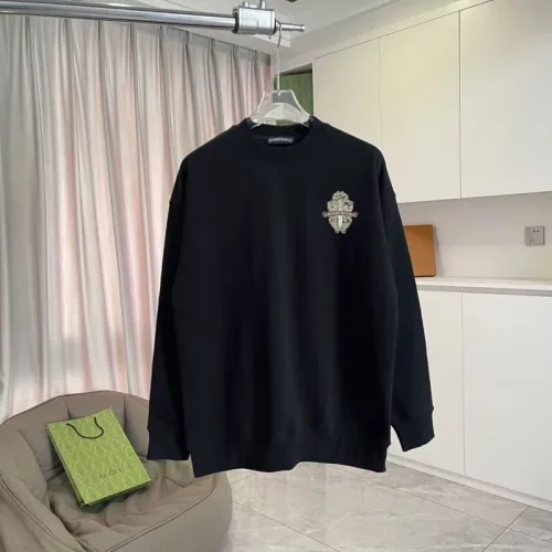 Chrome Hearts Hoodies Black/White #B54496