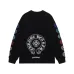 Chrome Hearts Hoodies  Black/White #B54687