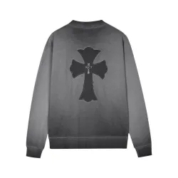 Chrome Hearts Hoodies Gray/Red #B54833