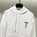 Chrome Hearts Inspired White Hoodie With Signature Cross Logo Print #B54395