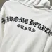 Chrome Hearts Inspired White Hoodie With Signature Cross Logo Print #B54395