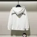 Chrome Hearts Inspired White Hoodie With Signature Cross Logo Print #B54395