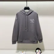 Chic Christian Dior Inspired White Hoodie with Elegant Embroidery #B54393