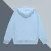 Dior Light Blue Hoodie With Signature Monogram Pattern And Classic Hooded Style #B54382