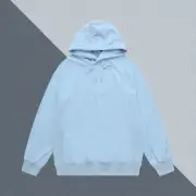 Dior Light Blue Hoodie With Signature Monogram Pattern And Classic Hooded Style #B54382
