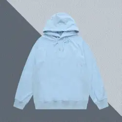 Dior Light Blue Hoodie With Signature Monogram Pattern And Classic Hooded Style #B54382