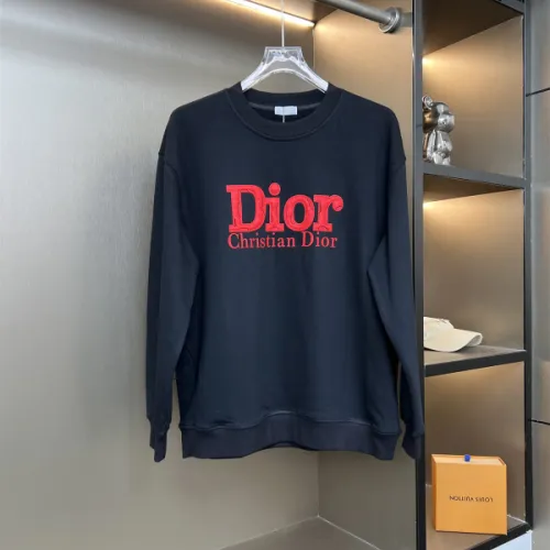 Dior hoodies for Dior hoodie for men Black/White #B54432