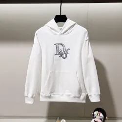 Dior hoodies for Dior hoodie for men Black/White #B54692