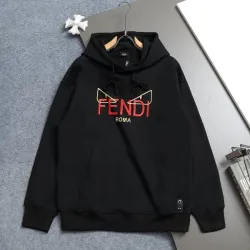 Fendi Hoodies for MEN Black/White 420g #B54458
