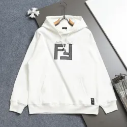 Fendi Hoodies for MEN Black/White 420g #B54459