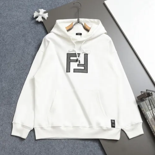 Fendi Hoodies for MEN Black/White 420g #B54459