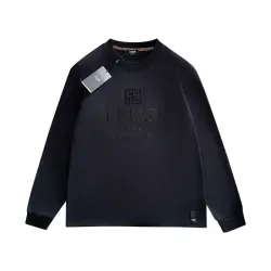 Fendi Hoodies for MEN Black/White #B54580