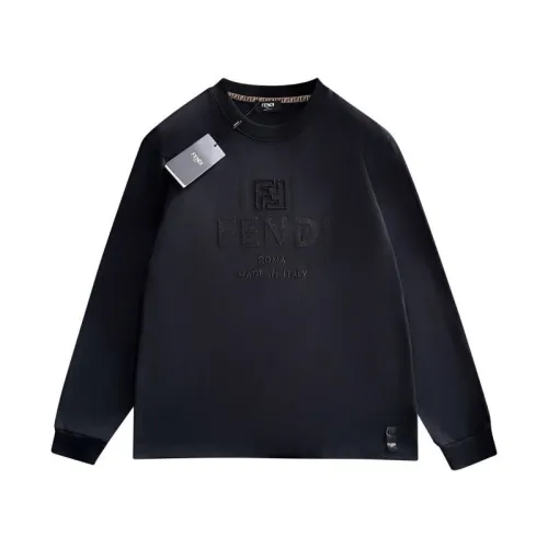 Fendi Hoodies for MEN Black/White #B54580