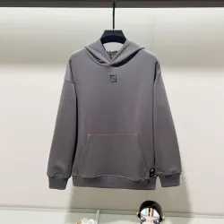 Fendi Hoodies for MEN Black/White/Gray 420g #B54460