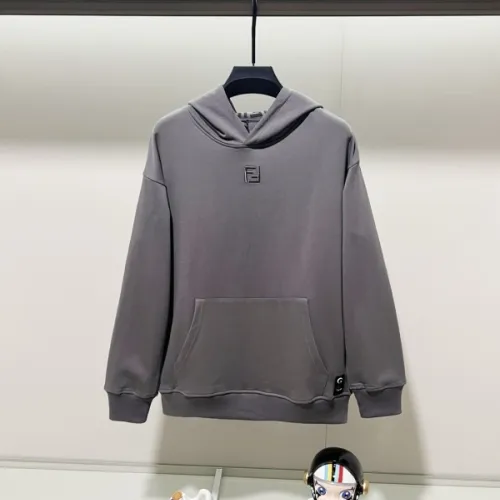 Fendi Hoodies for MEN Black/White/Gray 420g #B54460
