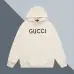 Gucci Black Hoodie With Bold Embroidered Logo And Timeless Hooded Design #B54380