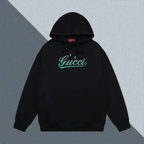 Gucci Cream Hoodie With Classic Cursive Logo And Comfortable Hooded Style #B54379