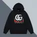 Gucci Cream Hoodie With Iconic Double G And Brand Logo Embroidered Design #B54378