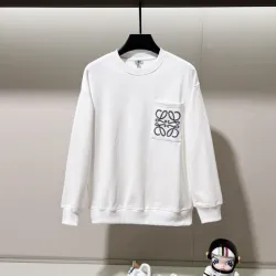 Loewe Hoodies Black/White/Beige #B54562
