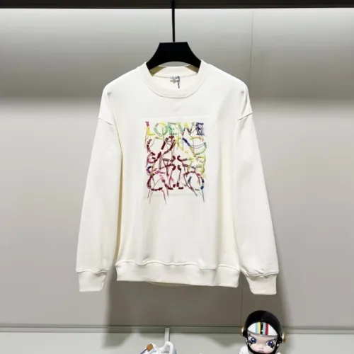 Loewe Hoodies Black/White/Gray #B54453