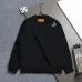 Louis Vuitton Black Crew Neck Sweatshirt with Colorful Butterfly Embroidery #B54305