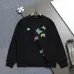 Louis Vuitton Black Crew Neck Sweatshirt with Colorful Butterfly Embroidery #B54305