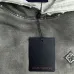 Louis Vuitton Gray Gradient Hoodie With Embroidered Artistic Cloud Pattern High Fashion Streetwear #B54322