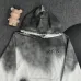 Louis Vuitton Gray Gradient Hoodie With Embroidered Artistic Cloud Pattern High Fashion Streetwear #B54322