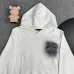 Louis Vuitton Hoodie With Denim LV Logo Embroidery And Faded Effect Trendy Luxury Streetwear #B54321