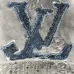 Louis Vuitton Hoodie With Denim LV Logo Embroidery And Faded Effect Trendy Luxury Streetwear #B54321